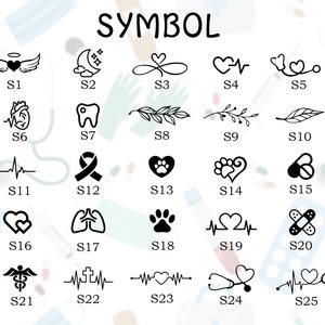 Étiquette d'identification de stéthoscope, étiquette de stéthoscope d'infirmière, charme personnalisé de nom de stéthoscope, étiquette de nom de stéthoscope personnalisée, cadeaux d'infirmière, cadeau d'infirmière pour le docteur image 10