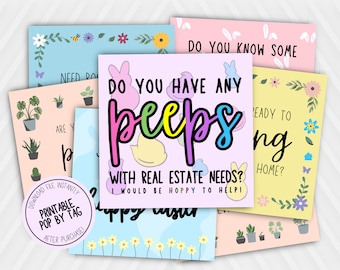 Real Estate Spring Pop By Tags: Realtor Marketing Bundle (Digital Download)