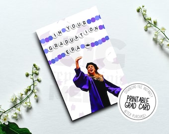 Swiftie Graduation Card: Friendship Bracelet Theme (Digital Download)