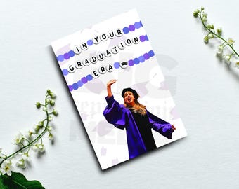 Swiftie Graduation Card: Friendship Bracelet Theme (Digital Download)