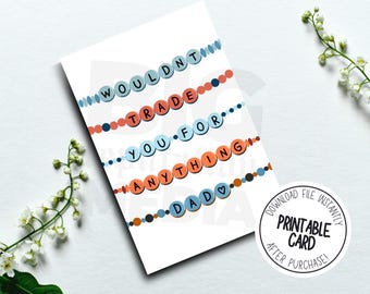 Fathers Day Card, DIY Print From Home, Personal Dad Gift, ALL 3 Sizes Included