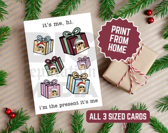 Taylor Swift Christmas Card: Merry Swiftmas, Candy Cane Design (PDF Download)