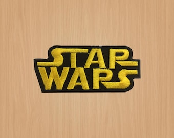 Movies patch, Superhero Star wars Text patch , Iron on patch, Embroidered patch for jackets, Easy Patch, Sew on patch 9x4cm