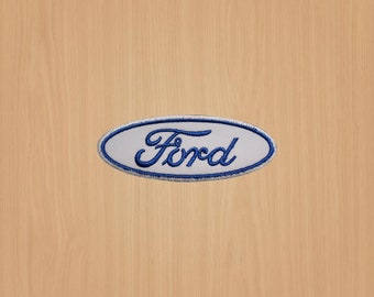 Cars patch Classic oval patch White, Iron on patch, Embroidered patch for jackets, Easy Patch, Sew on patch 9.5X3.5cm
