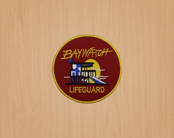 Aufnäher Abzeichen Für Kleidung Beutel Baywatch Film Bestickt Zum Aufbügeln 