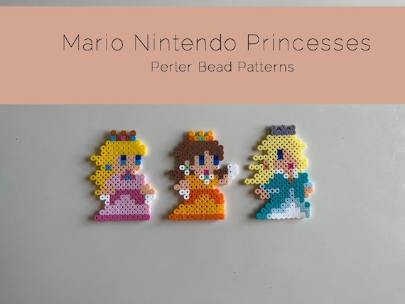 DIGITAL FILE ONLY Peach, Daisy, Rosalina Perler Bead Patterns
