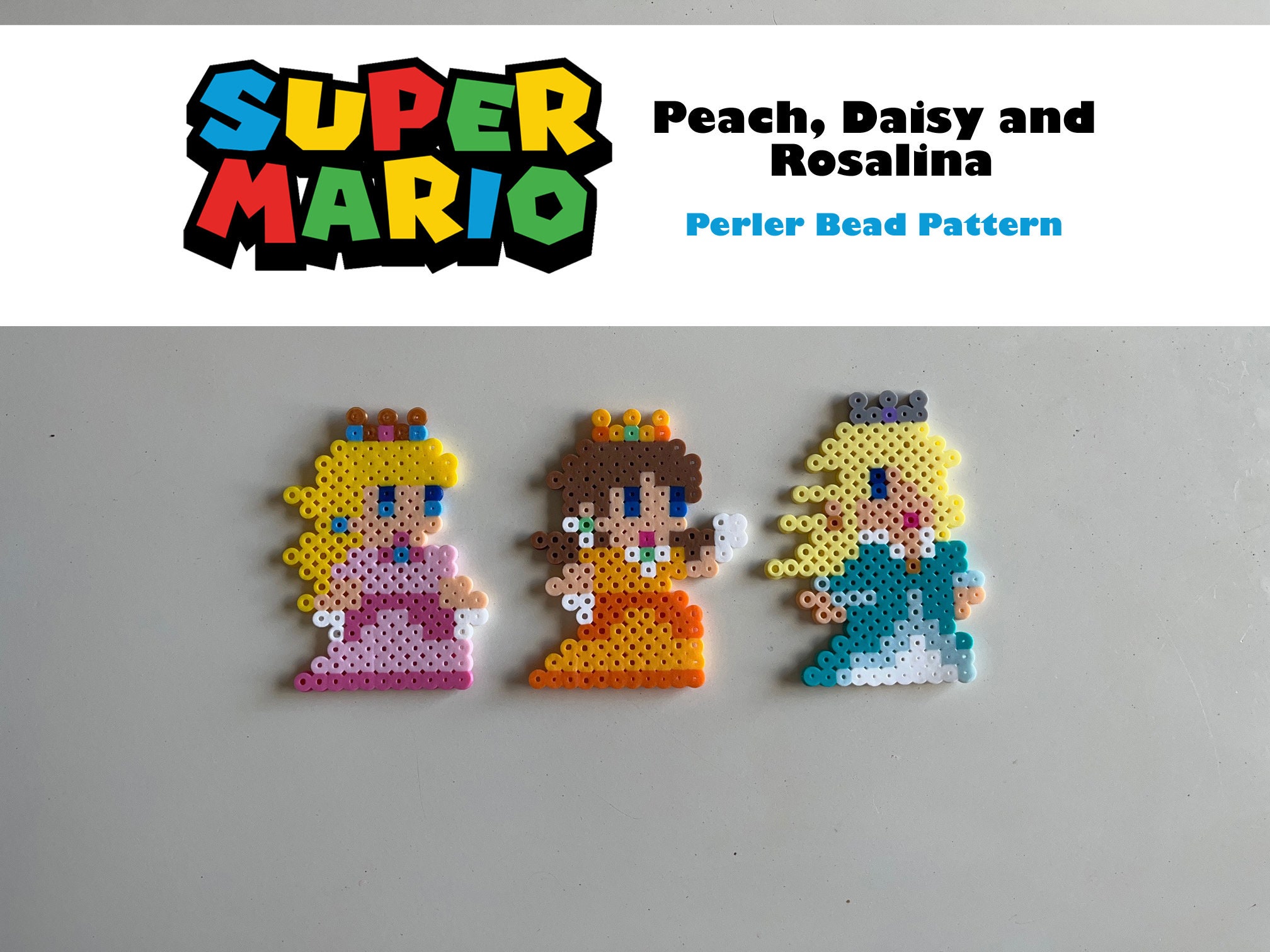 DIGITAL FILE - Perler Bead Pattern for two mini Video Game Switches