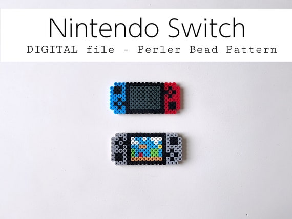 DIGITAL FILE - Perler Bead Pattern for two mini Video Game Switches