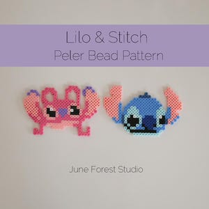 Digital File for Angel & Lilo Perler Bead Patterns - Etsy