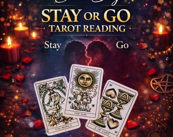 Stay or Leave Relationship Tarot Reading | Same Day Stay or Go Tarot Reading | Tarot Card Reading | Psychic Reading | In-Depth Tarot Reading