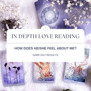 Lettura dei tarocchi dell&#39;amore in giornata / Lettura dei tarocchi dell&#39;amore / Lettura delle carte dei tarocchi / Lettura psichica / Lettura approfondita dei tarocchi