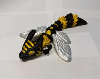 Dragón Abeja Impreso en 3D – Decoración y Regalo Únicos