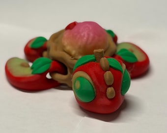 Adorable tortuga de pastel de manzana: un regalo ligero y original para decorar el hogar.