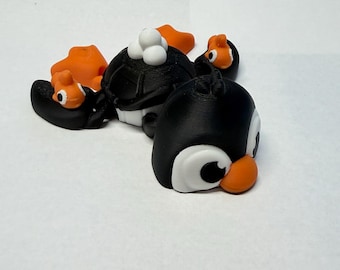 Adorable tortuga pingüino impresa en 3D