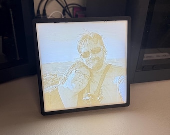 Litofanías personalizadas impresas en 3D: recuerdos fotográficos brillantes