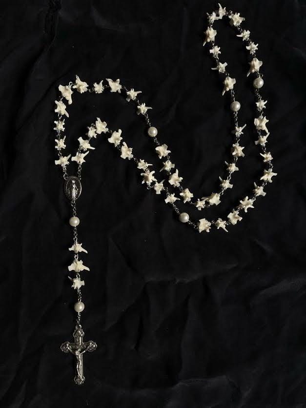 35cm ROSEN KREUZ vertebrae chain 65cm Rosen Kreuzvertebrae chain 35cm ROSEN KREUZ vertebrae chain 65cm Rosen Kreuzvertebrae chain