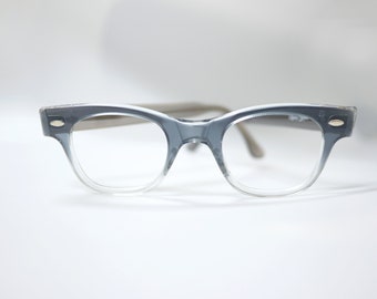 Vintage 1960s Regency Eyewear 46-24 Marcos de gafas con montura de cuerno gafas ópticas hechas en Estados Unidos