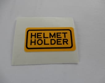 Honda Gl1000 CBX1000 CB750 CB500 etc Helmetholder decal. Set of 2 decals