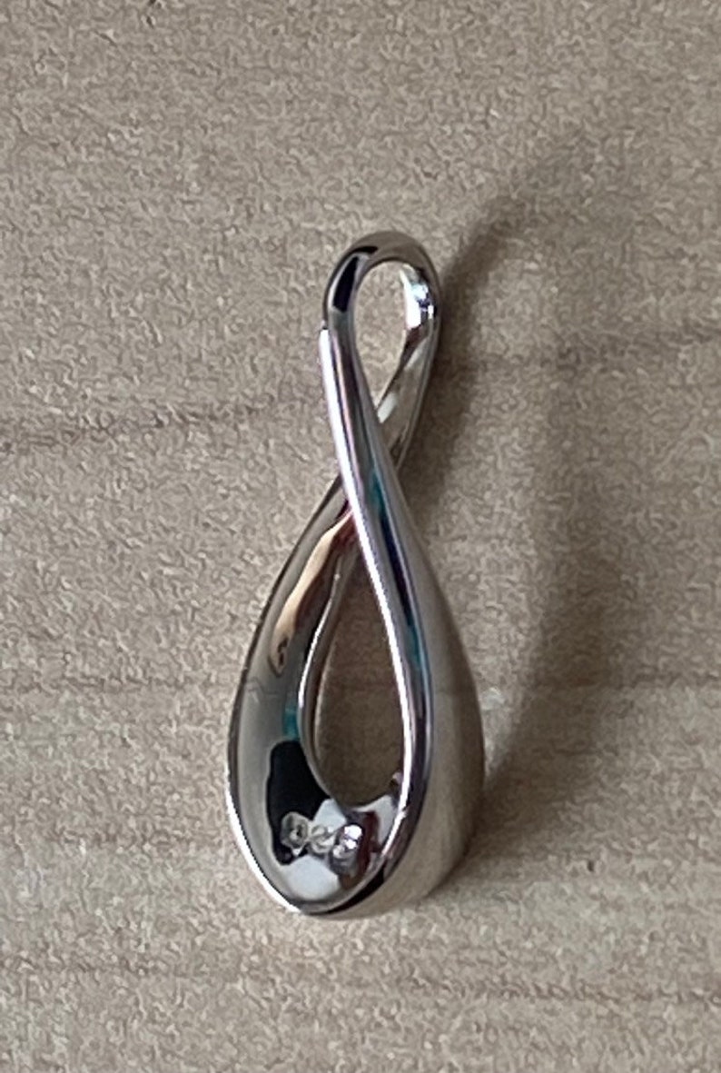 Infinity Loop Pendant Sterling Silver 925 - TSE106 - Etsy