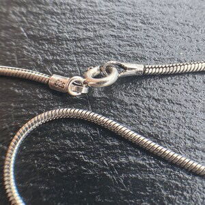 Snake chain necklace 20’’ 1.5mm Sterling Silver 925 - TSE087