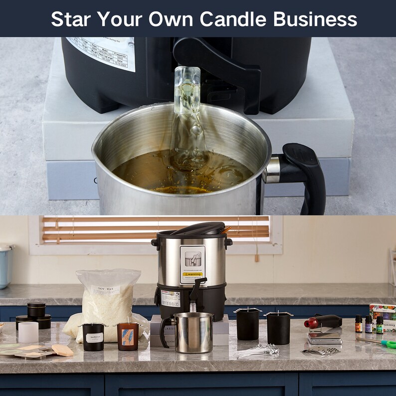 Electric Wax Melter for Candle Making With Spoutlarge 6qts Etsy
