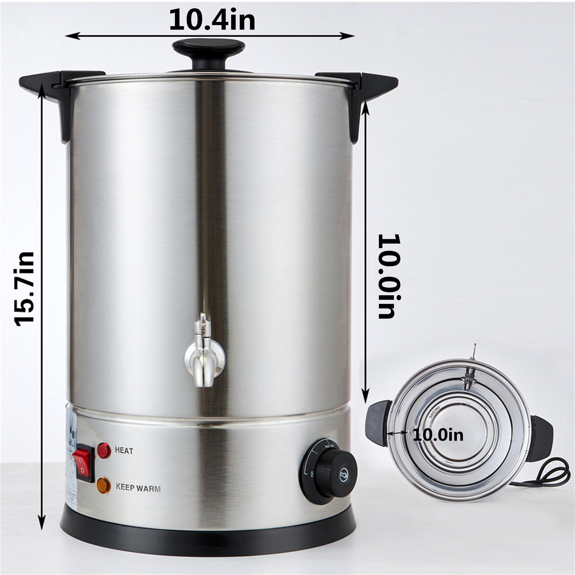 Wax Melter for Candle Making 10.5 Qts 20 Lbs Large Capacity Candle Melting  Pot, Fast Pour Spout and Free Accessories 