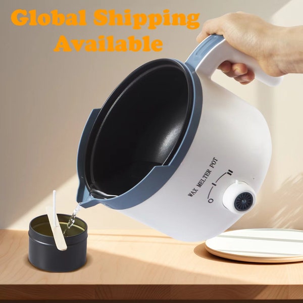 Electric Wax Melter Pot, Candle Making Pouring Pot DIY, Candle Making Supplies (Capacity 1.8L), Candle Making Pitcher Pot for beginners