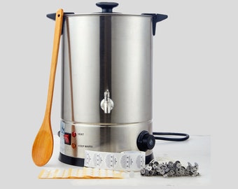 Ksedcon Candle Melting Pot, 1.8L Wax Melter for Making with Rotary