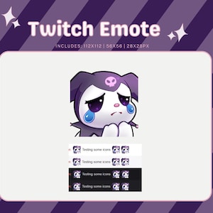 Cry Emote for Twitch/Youtube/Discord/Streaming