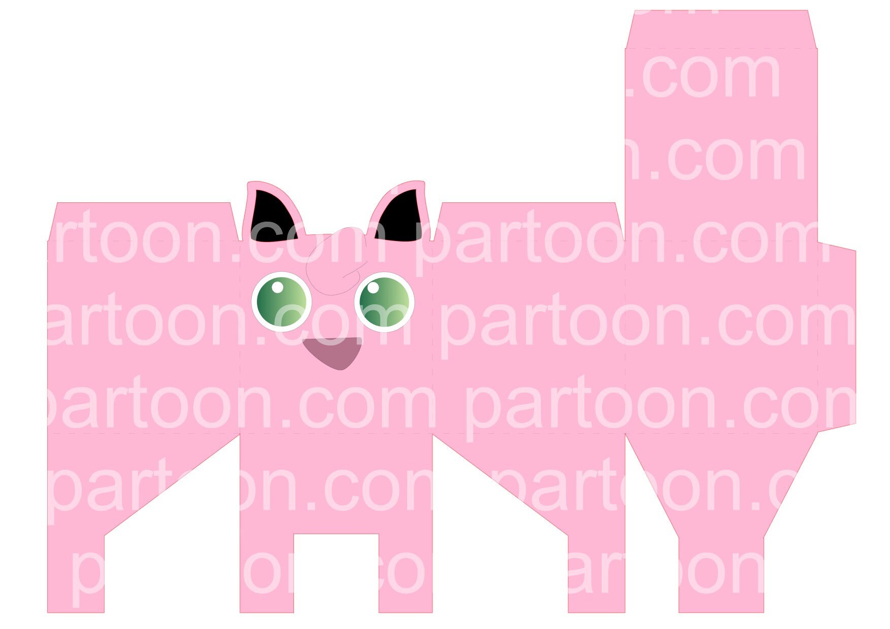 DIY File Template Printable 8 Pokemon Party Box Treat Box Etsy