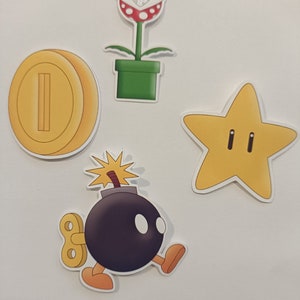 VARACL 60 stuks videogame cupcaketoppers, spel thema taarttoppers