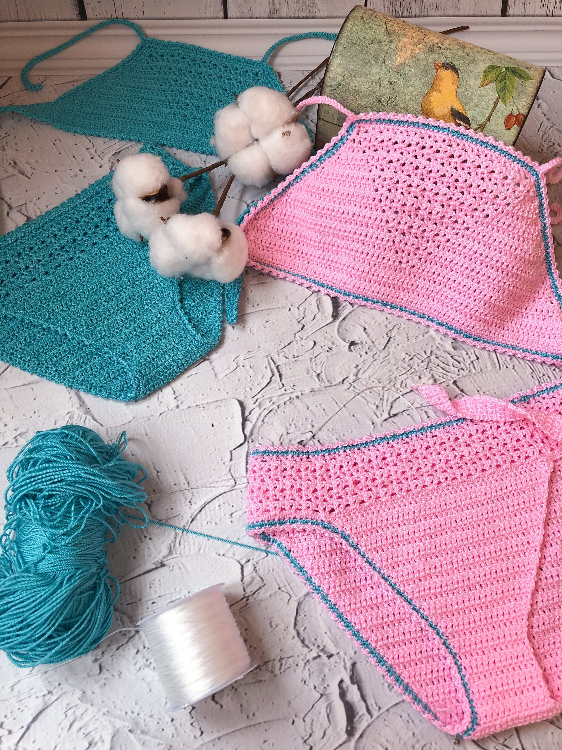 Pattern for Crochet Bikini for Kids bounty. Crochet Swimsuit Etsy