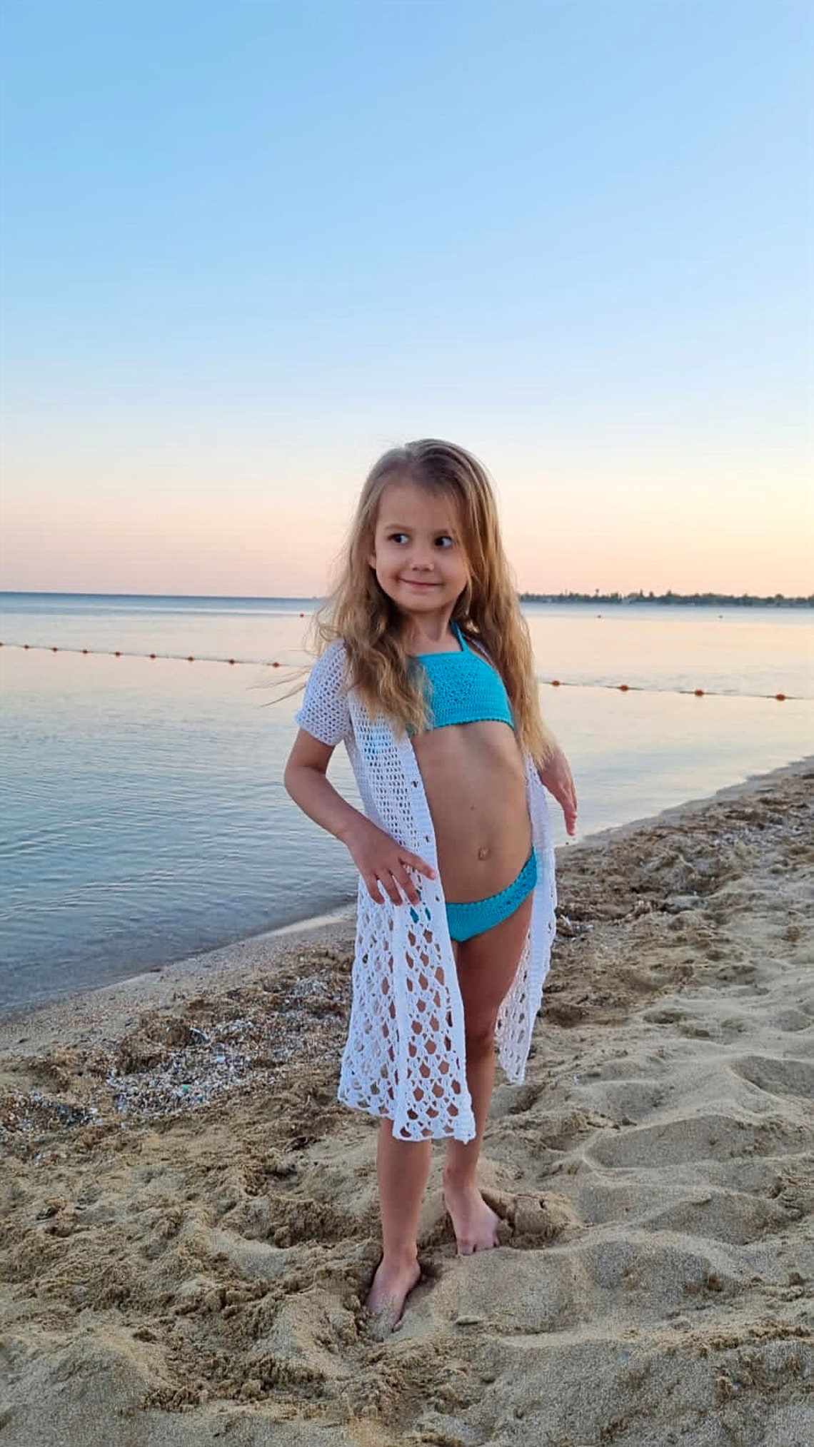 English Crochet Pattern for Beach Tunic for Girls Tunic summer Night