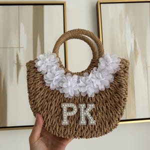 Blumenmädchen Geschenk | Blumenmädchen Vorschlag | Blumenmädchen Tasche | Personalisierte Brautjungfer Tasche | Blumenmädchen Geldbörse | Blumenmädchen Geschenk | Hochzeit