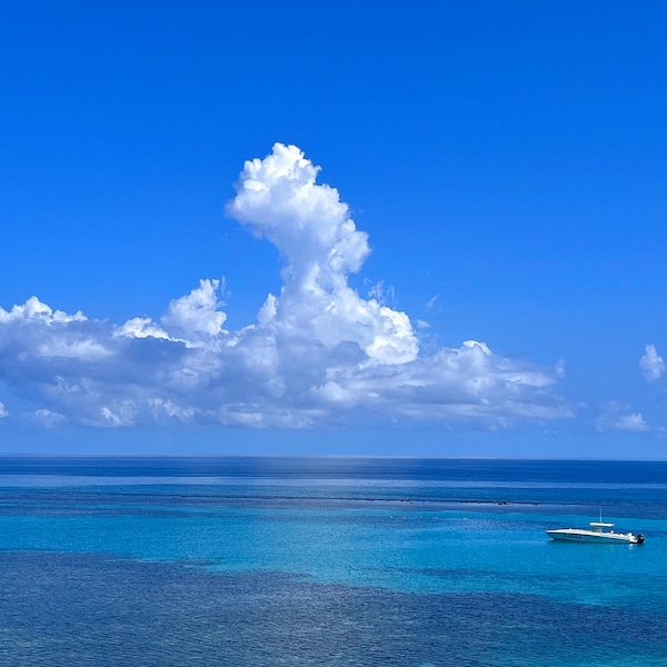 Cloudy Sky Blue Ocean