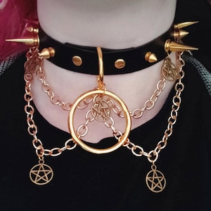 Risen || Punk/goth leather choker