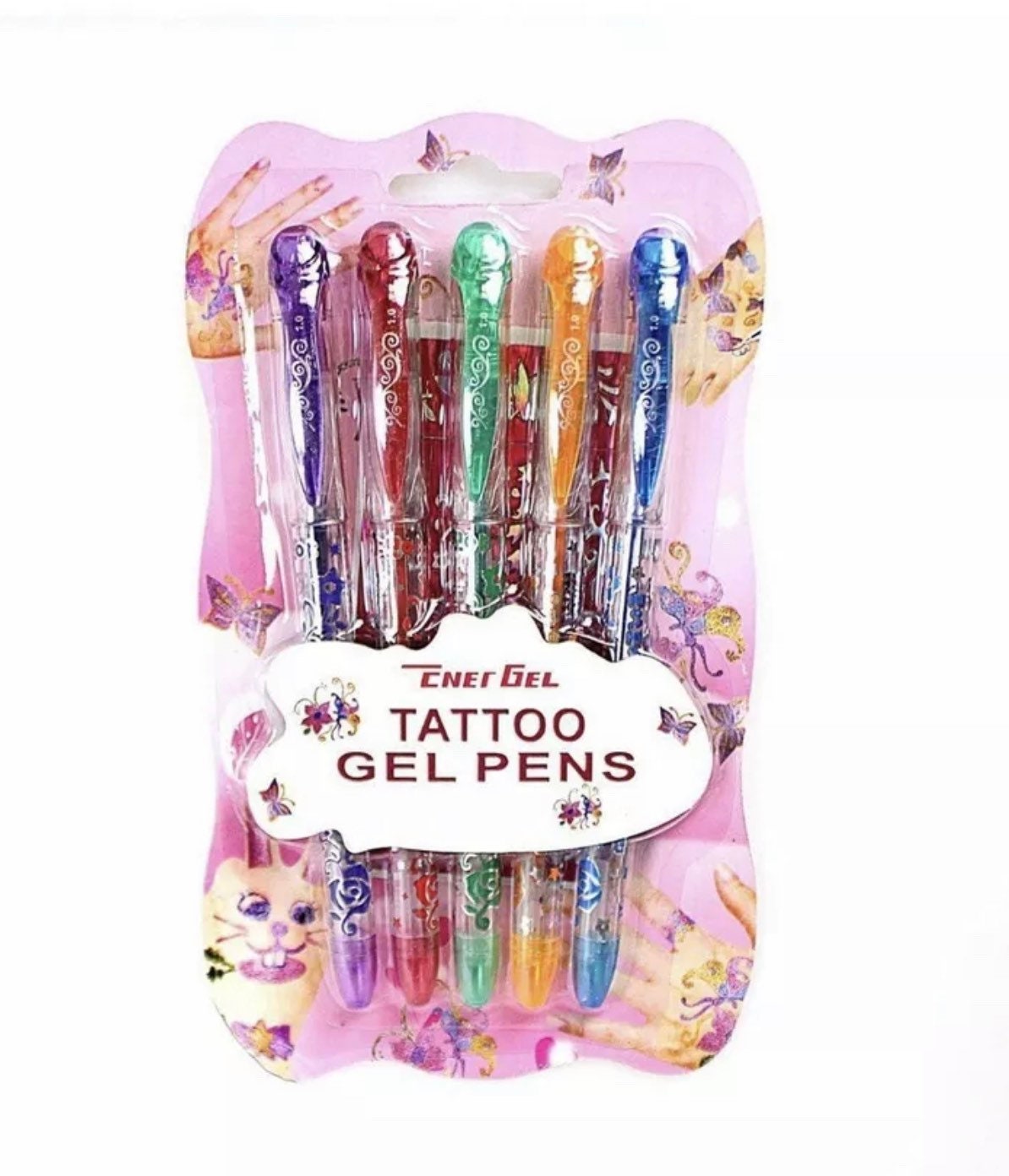 Tattoo Glitter Gel Pens