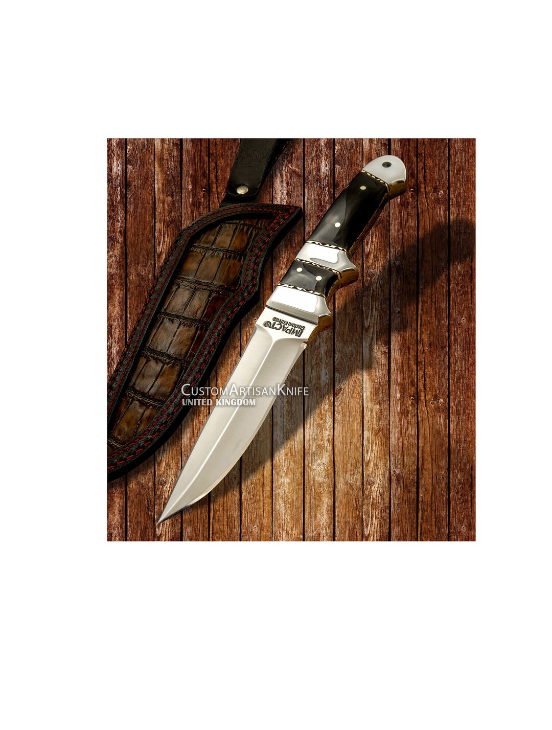 Premium Full Tang Custom Handmade Skinning Knife main image 1