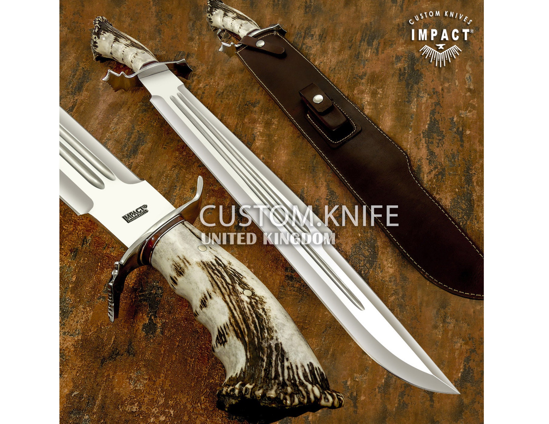 Handmade Leaf Spring Steel RE4 Krauser's Knife,Bowie knife,Tactical Knife 2