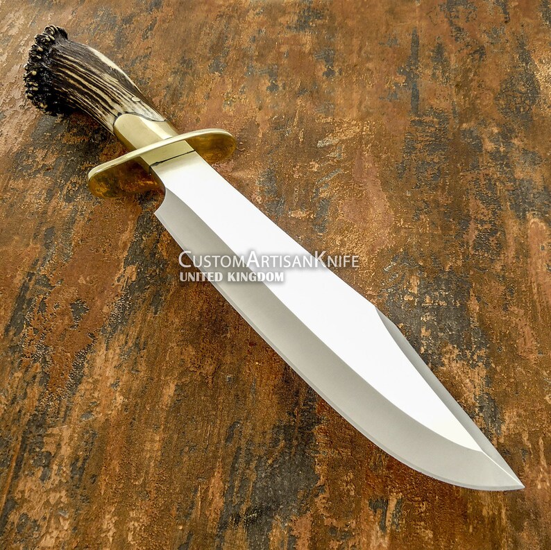 Hand Custom Inglourious Basterds Bowie Knife Crown Antler