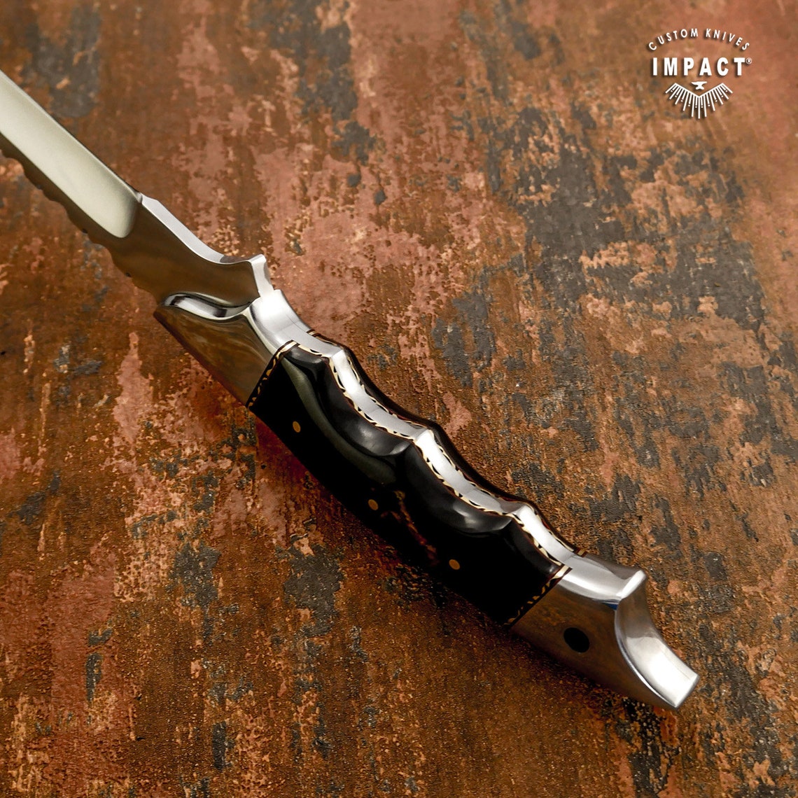 Hand Custom Full Tang Bushcraft Bowie Knife Etsy