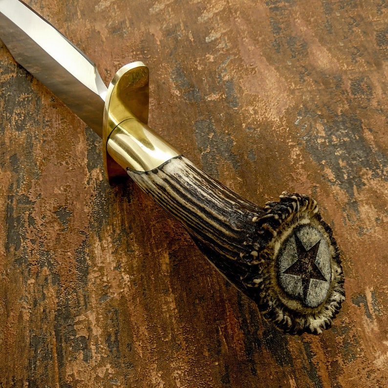 Hand Custom Inglourious Basterds Bowie Knife Crown Etsy