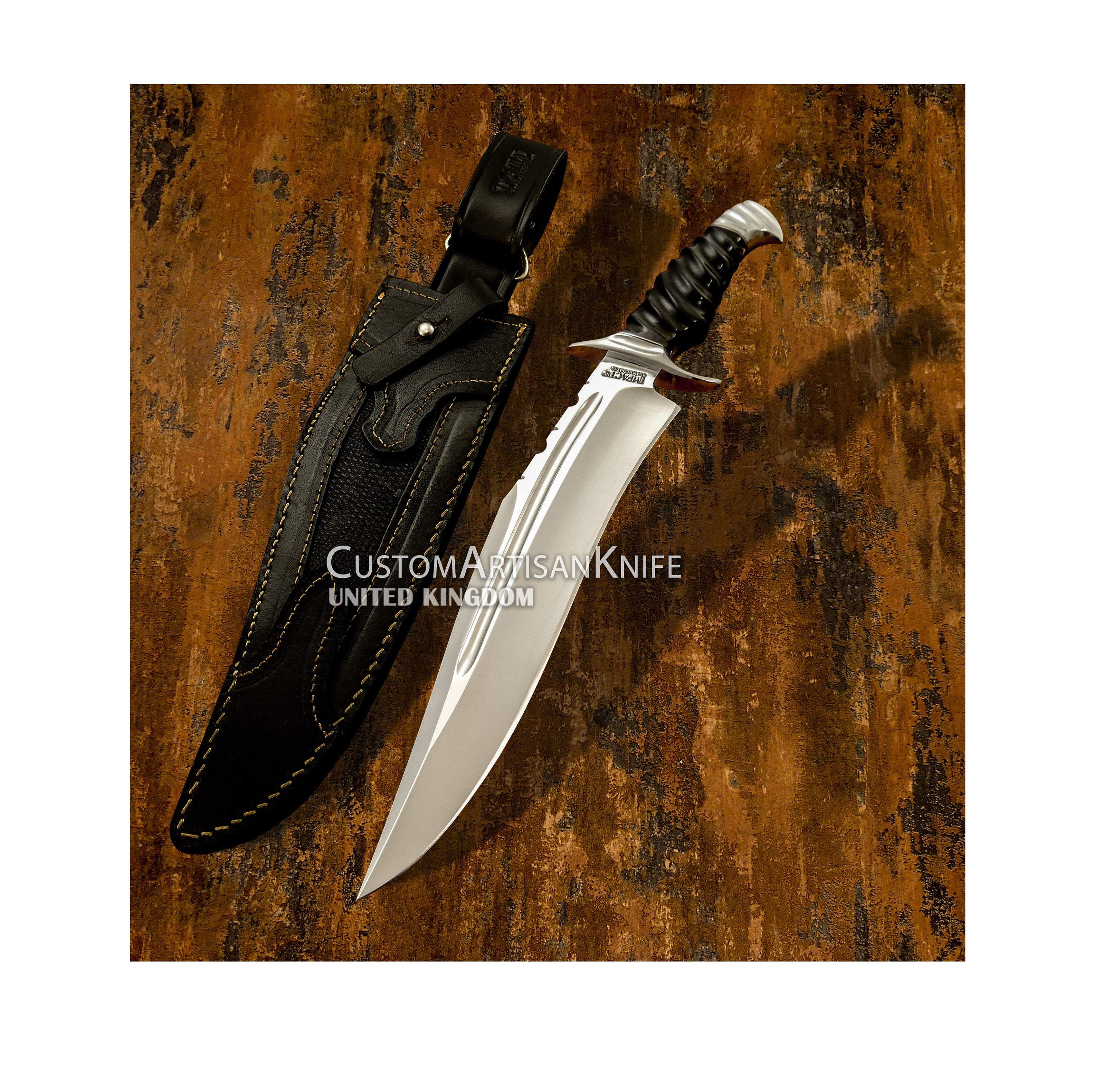Custom Fillet Knife in Leopardwood - Now In Stock at Ice Forts!