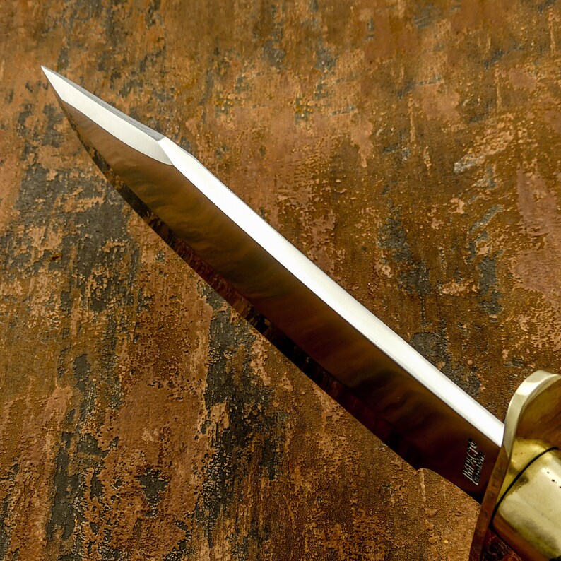 Hand Custom Inglourious Basterds Bowie Knife Crown Etsy