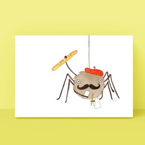 Stampa artistica di Garçon il ragno.