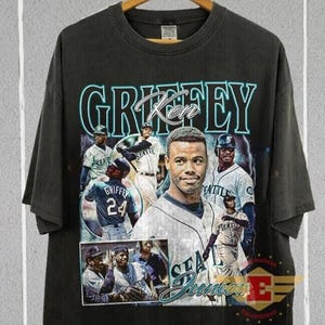 Ken Griffey Jr. Shirt, Classic 90s Graphic Tee, Unisex, Vintage Bootleg, Gift, Retro