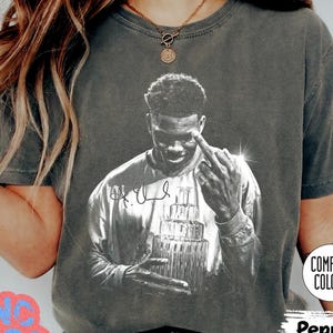 Camiseta Vintage Anthony Edwards Comfort Colors®, Camiseta com estampa do MVP do All Star Homem-Formiga, Camiseta para fãs de basquete de Minnesota