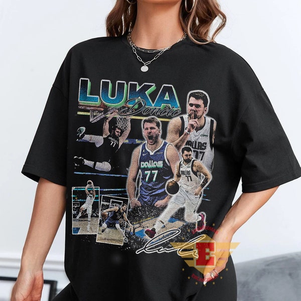 Luka Doncic Shirt - Dallas 90s Vintage x Bootleg Style Rap Tee, Gifts for Him and Her, Unisex