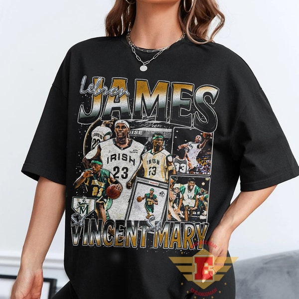 Lebron James Shirt, Basketball shirt, Classic 90s Graphic Tee, Unisex, Vintage Bootleg, Gift, Retro, Basketball Player