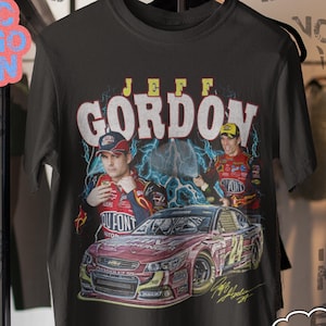 Vintage NASCAR Jeff Gordon 90&#39;s Unisex T-shirt, Gift Womens Mens Shirt
